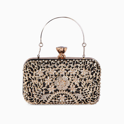 Diamond Encrusted Clutch Bag by Rachel
