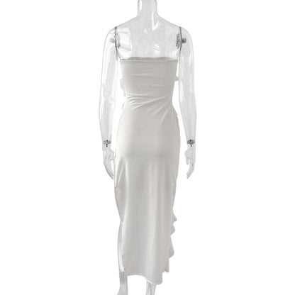 Azrim Maxi Dress - White