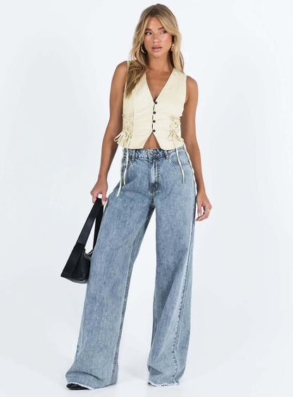 | Relaxed Wide-Leg Jeans