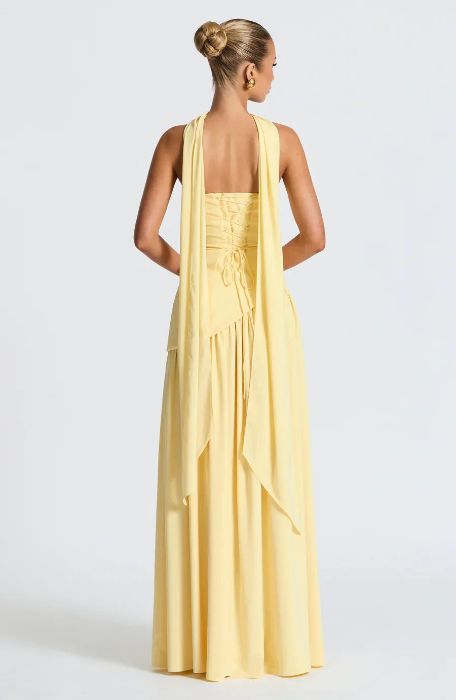 | Sculpted Slit Silhouette Evening Gown