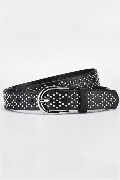 PU Leather Rivet Belt