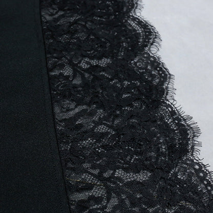 Strappy Sleeveless Lace Maxi Bandage Dress PZC1493
