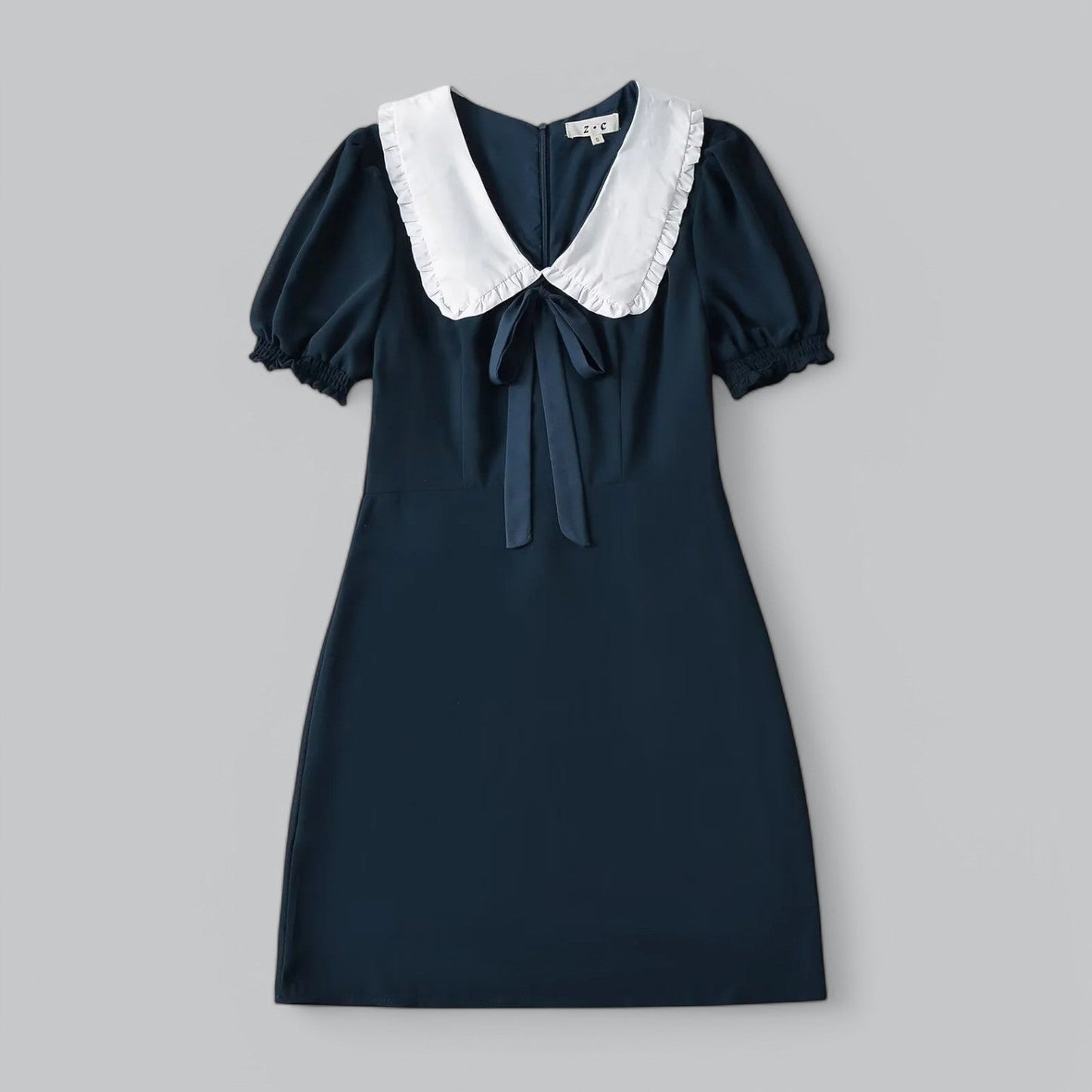Polka Dot Mini Dress – Puff Sleeve Vintage Summer Dress for Women