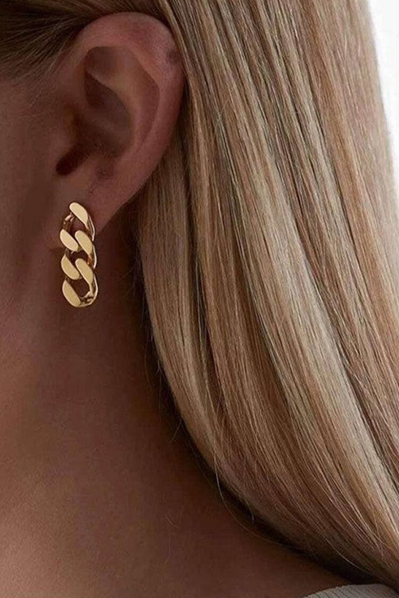Punk Cuban Chain Earrings