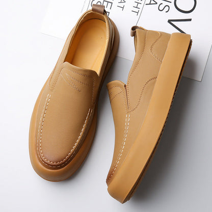 Leather Loafers | Cowhide Upper | Cushioned Sole