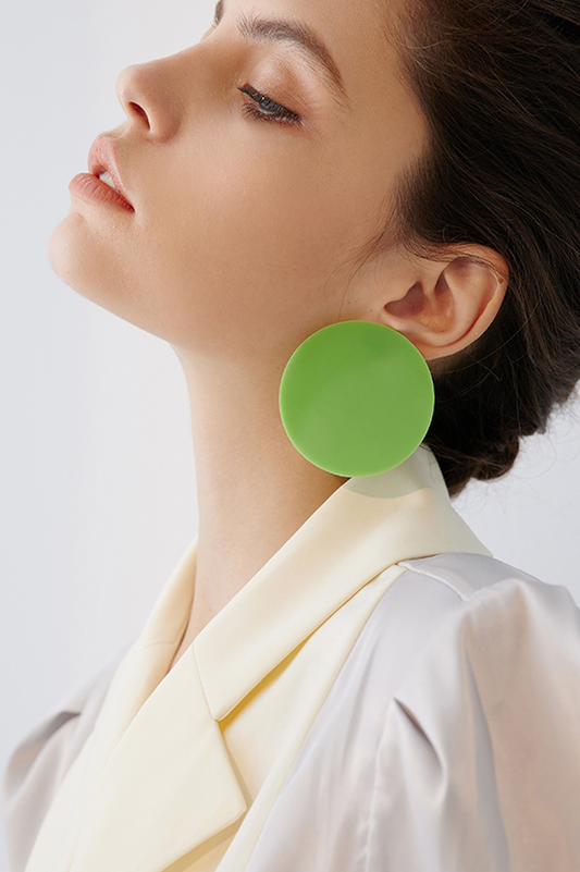 Acrylic Hoop Earrings