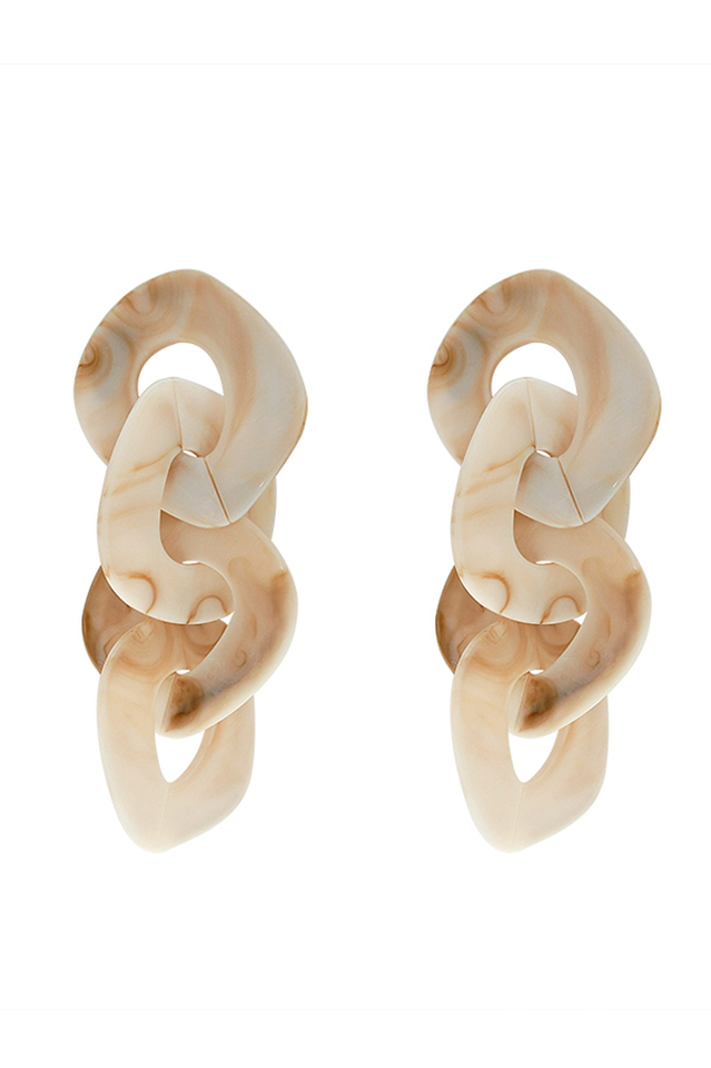 Geometric Acrylic Long Earrings