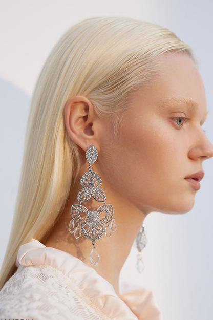 Diamante Drop Earrings