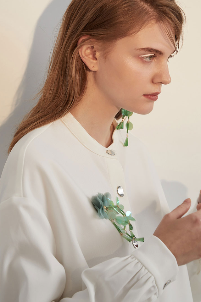 Sequin Flower Earrings
