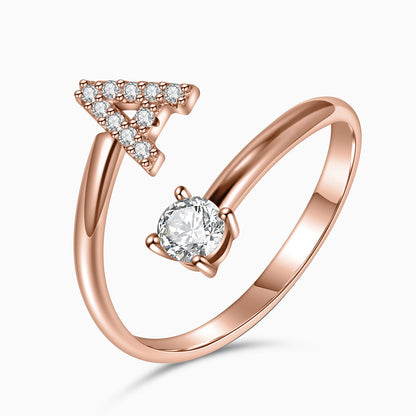 Initial Sparkling Ring