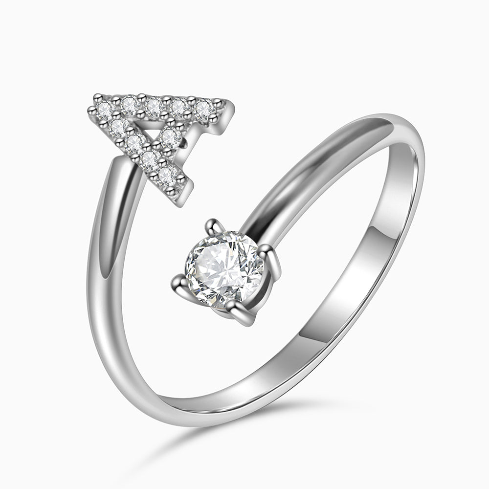 Initial Sparkling Ring