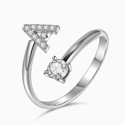 Initial Sparkling Ring