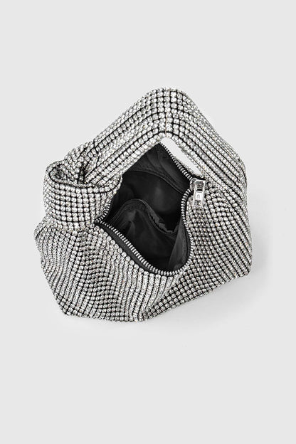 Rhinestone Knotted Handbag