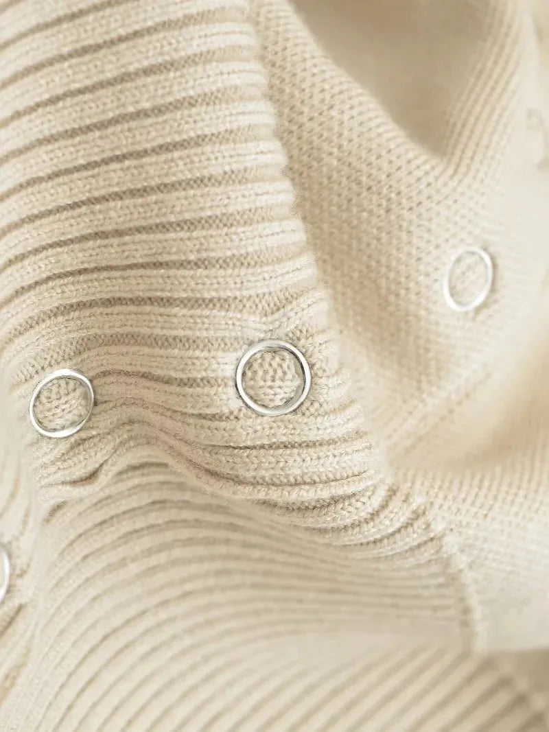 Ribbed Slim Fit Cardigan