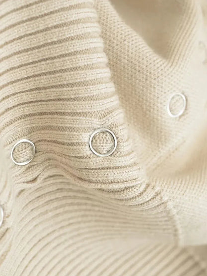 Ribbed Slim Fit Cardigan