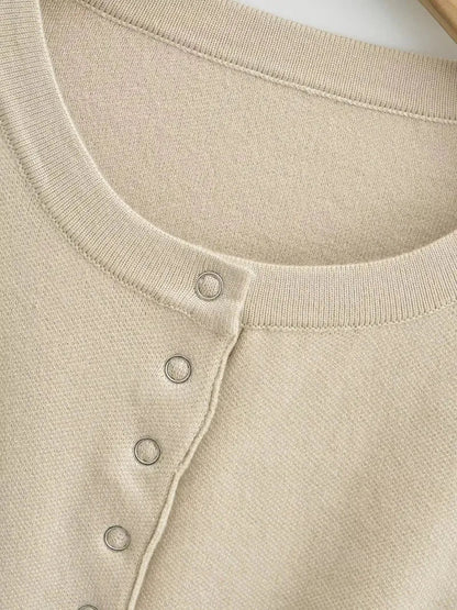 Ribbed Slim Fit Cardigan