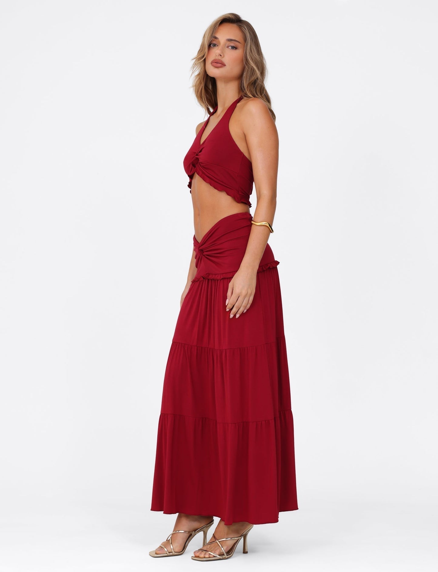 | Twist-front detail co-ord set