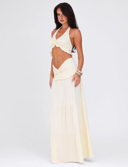 | Twist-front detail co-ord set