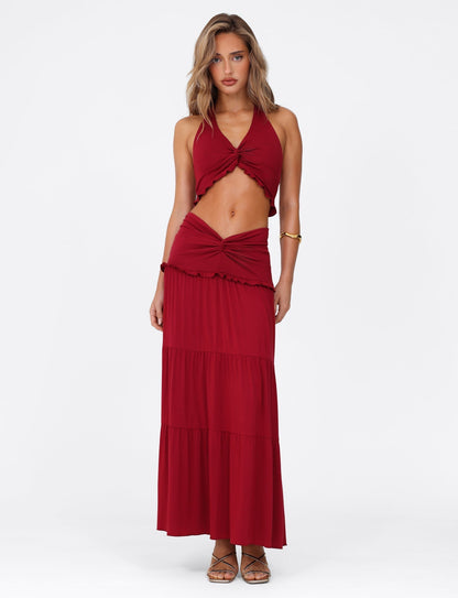 | Twist-front detail co-ord set