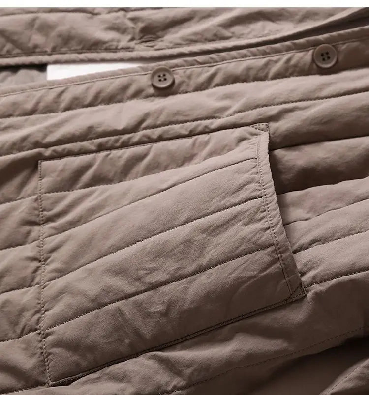 | Quilted Hooded Coat