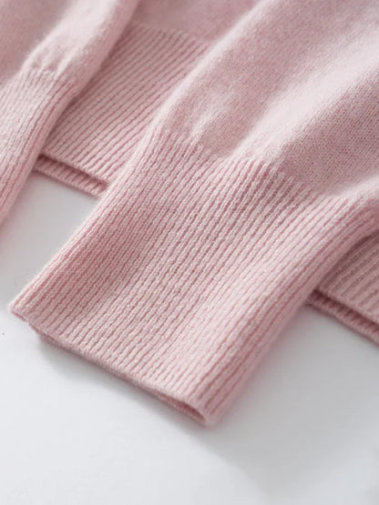 | Cashmere Pullover with Scarf Collar