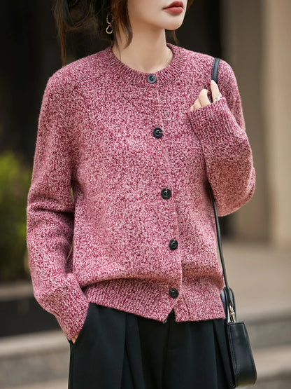 | Chunky-Knit Alpaca-Blend Cardigan