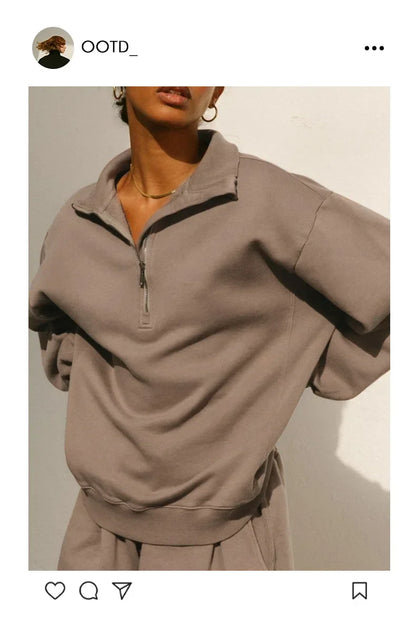 | Half-Zip Sweatshirt