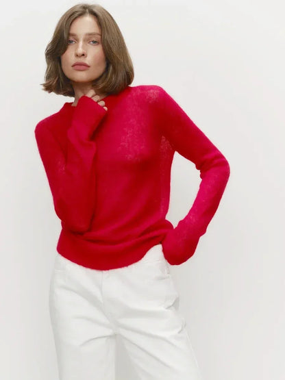 | Mohair Crewneck