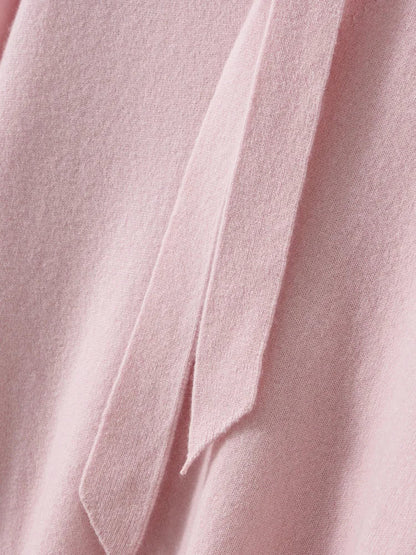 | Cashmere Pullover with Scarf Collar