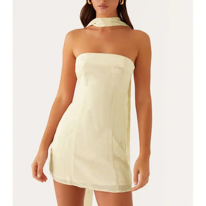 Floral Strapless Bodycon Vacation Dress