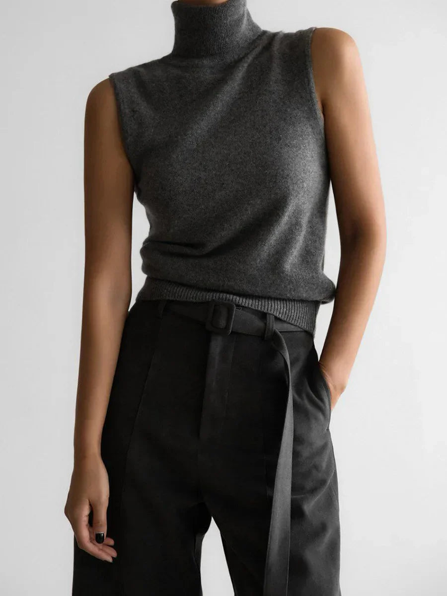 | High-Neck Vest