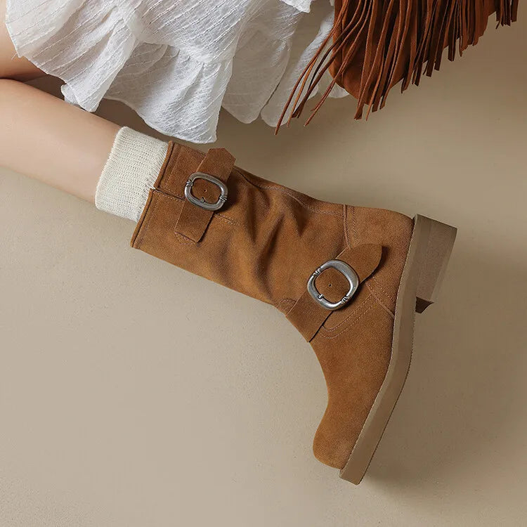 | Fair Isle Buckled Tredders
