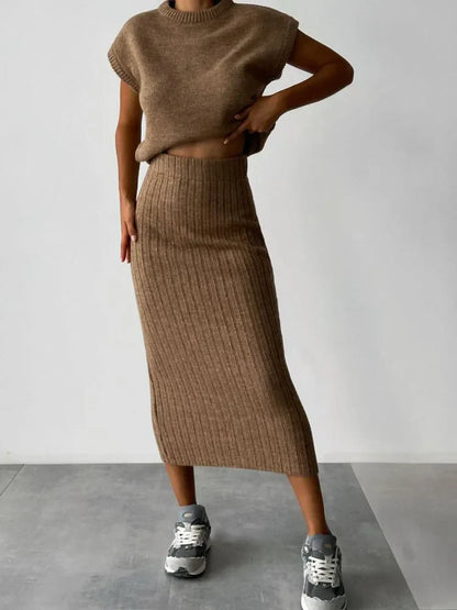 | Rib Sleeveless Set