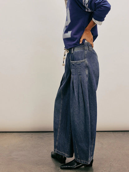 | Drawstring Denim Pants