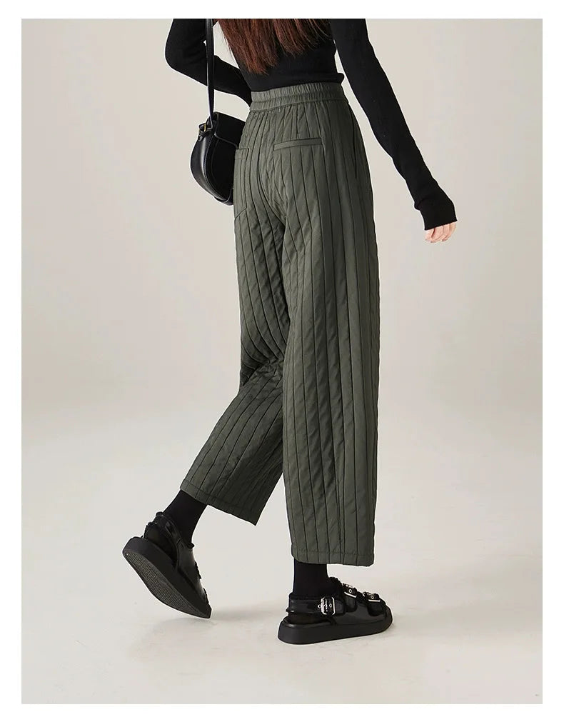 | Cotton Wide-Leg Pants
