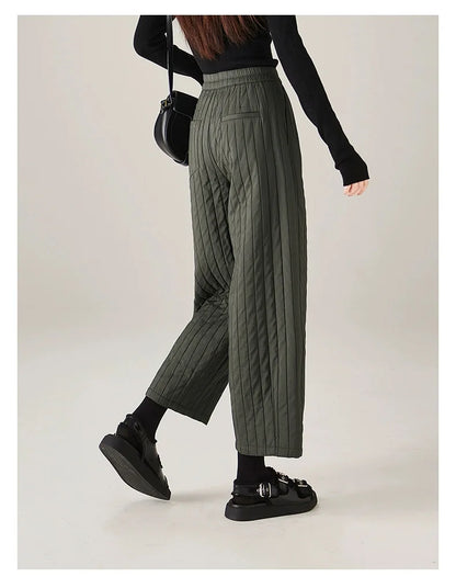 | Cotton Wide-Leg Pants