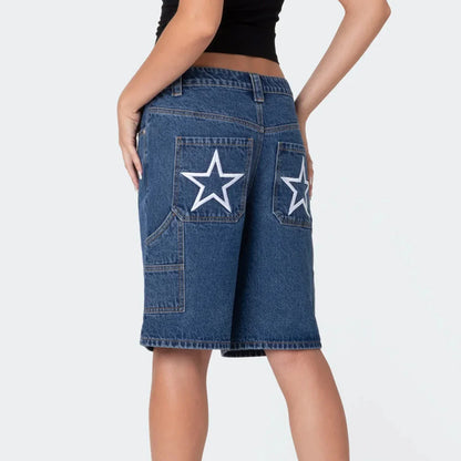 Striped Baggy Boyfriend Short