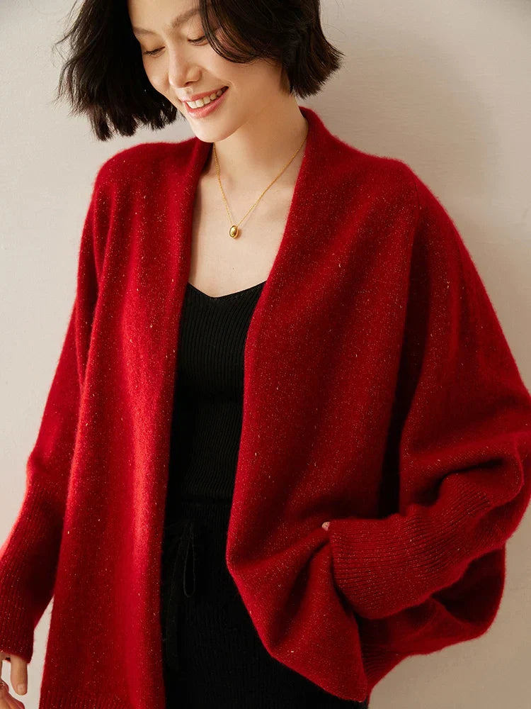 | Cashmere Shawl Sweater