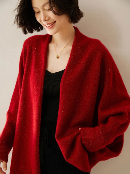 | Cashmere Shawl Sweater