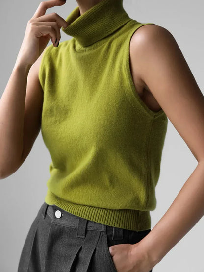 | High-Neck Vest