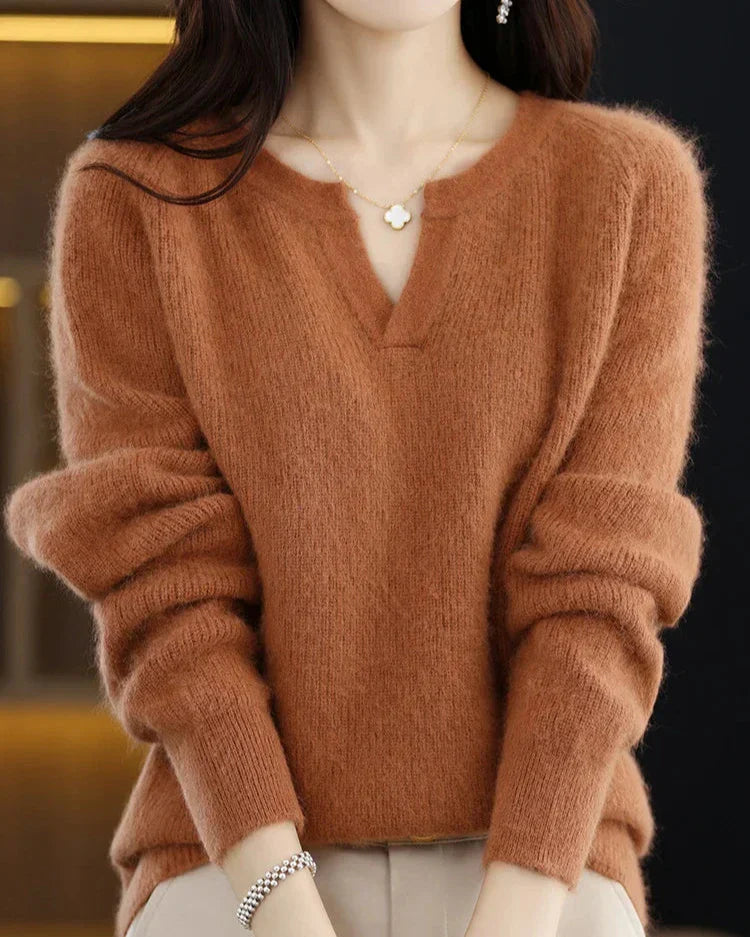 | Brushed Wool Pullover