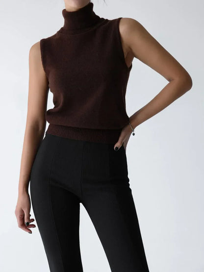 | High-Neck Vest