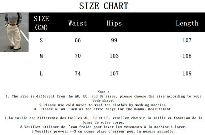 Khaki Classic Wide Leg Pant Women High Waist Pocket Loose Simple Trouser Autumn Winter Streetwear Fashion Casual Pants New