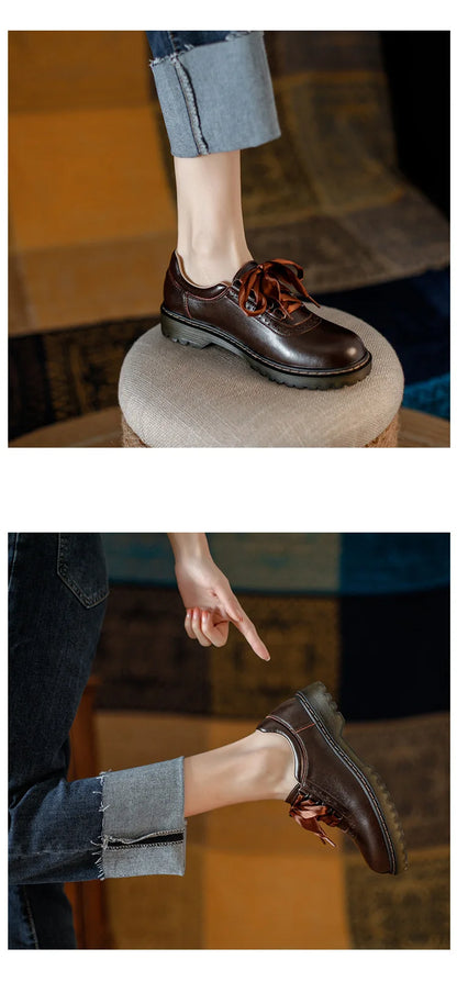 | 100% Leather Oxford Shoes
