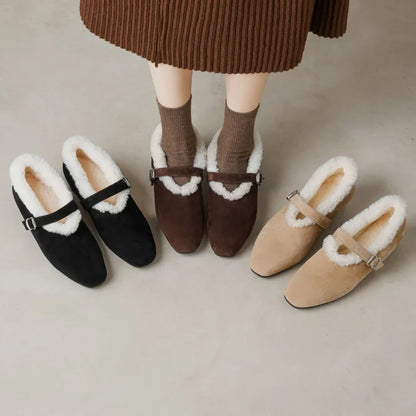 | Shearling Mary Jane