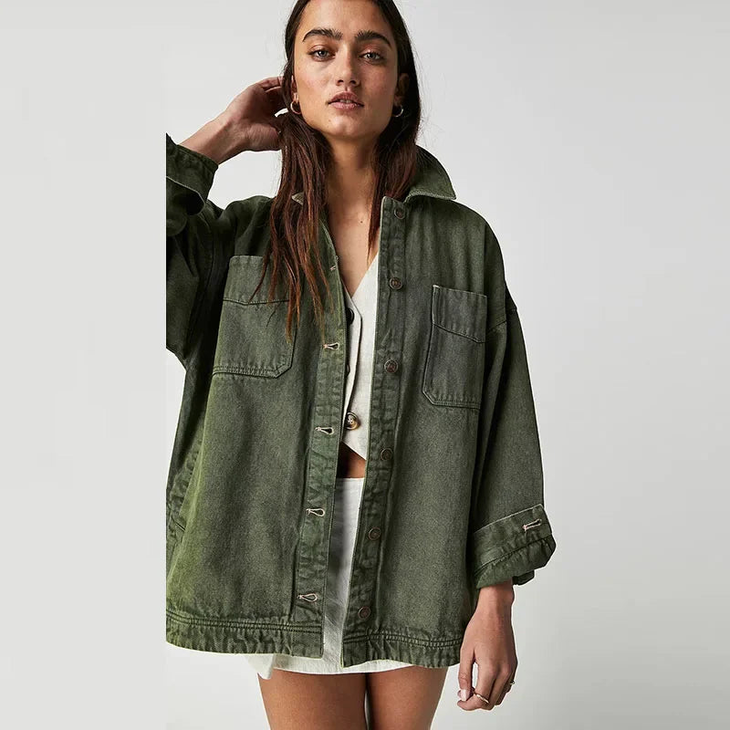 | Washed Denim Jacket