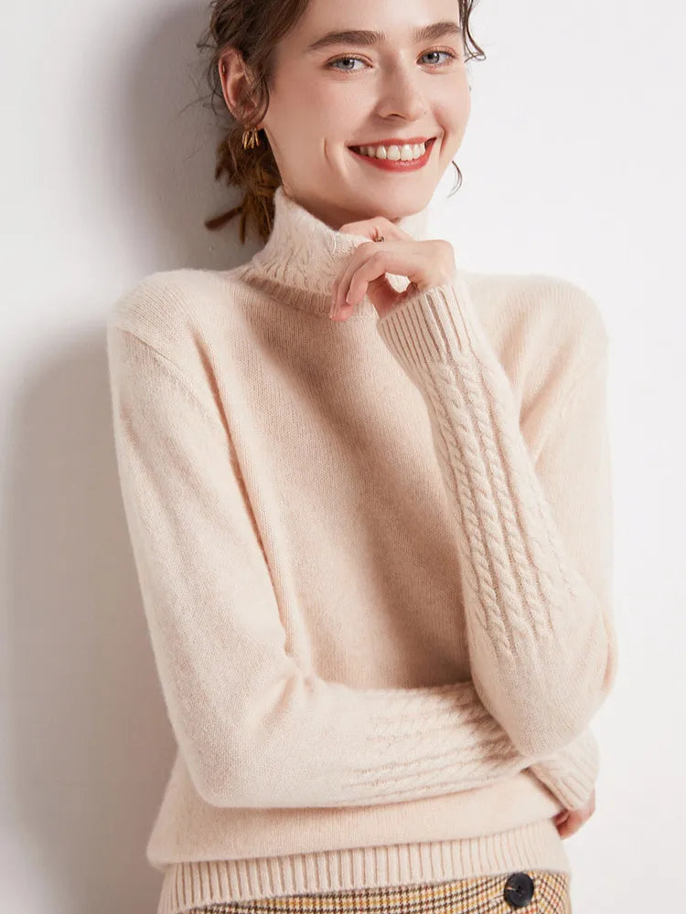 | 100% Merino Turtleneck