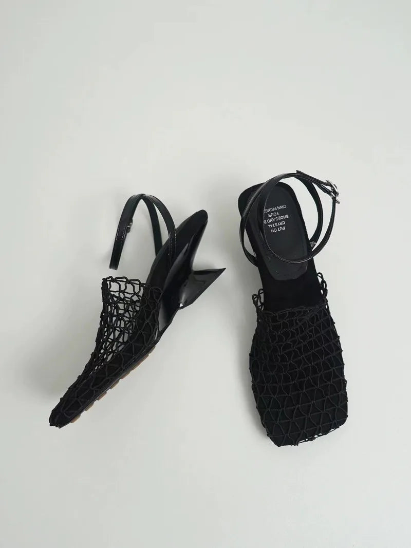 | Mesh Weave Heels