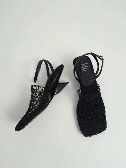 | Mesh Weave Heels