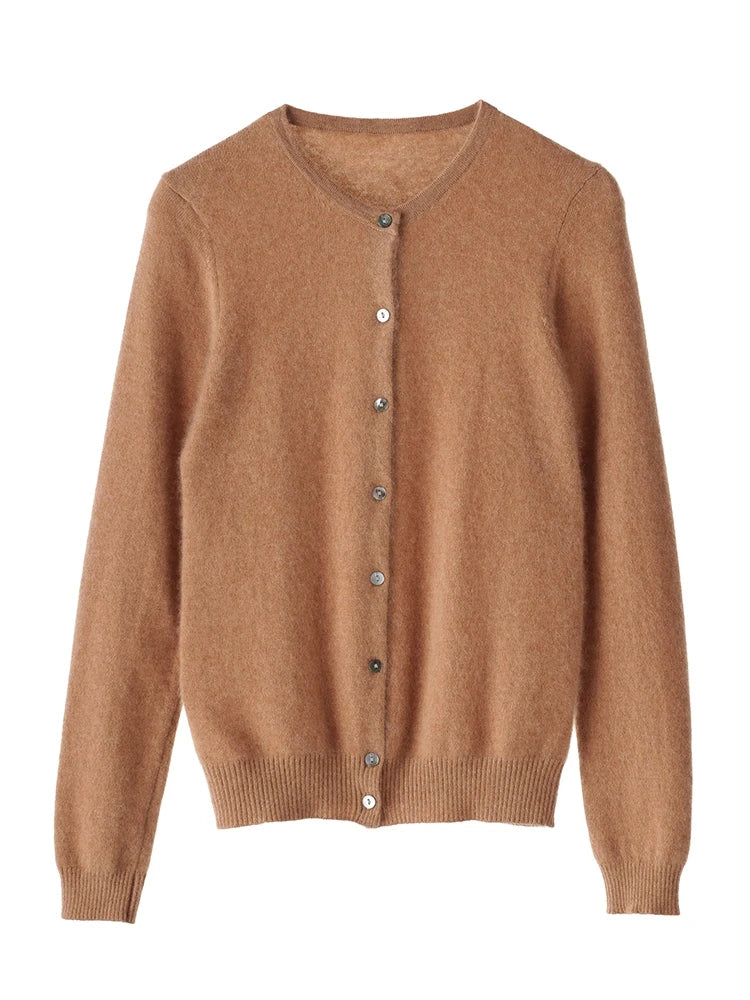 | Cashmere Crew Cardigan